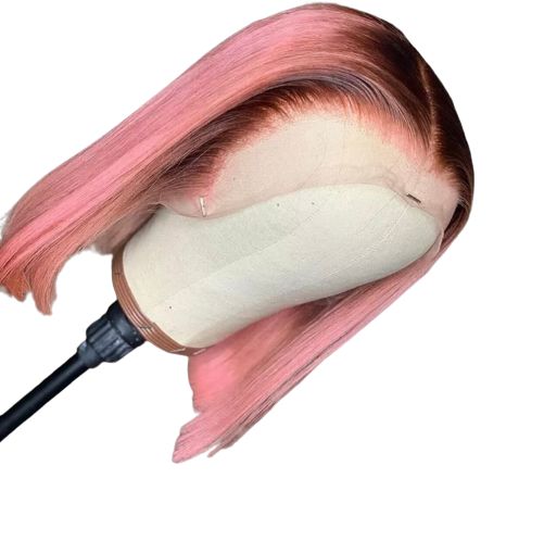 Vibrant Pink Short Bob Wig