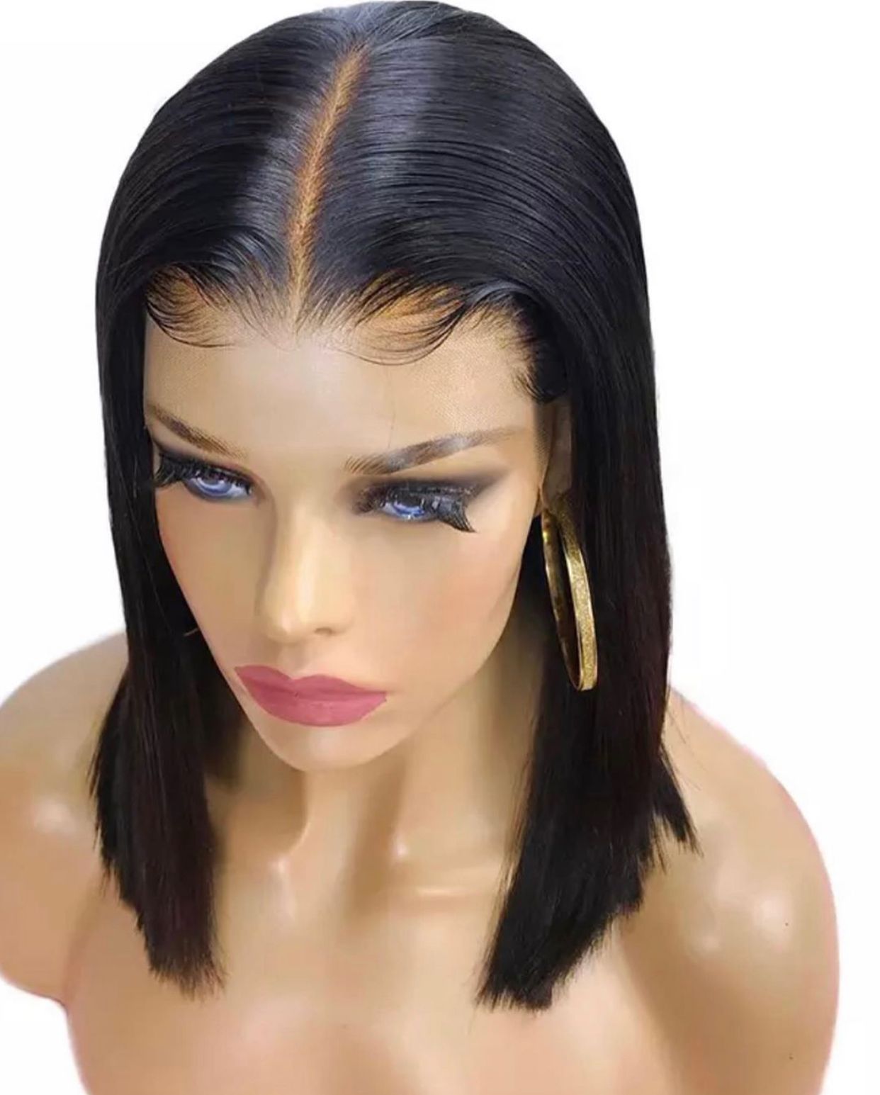 Sleek Bob Lace Frontal Wig 13x6 – Premium Human Hair