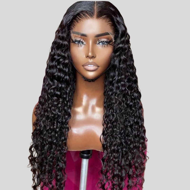 Luxury Deep Curl Lace Frontal Wig