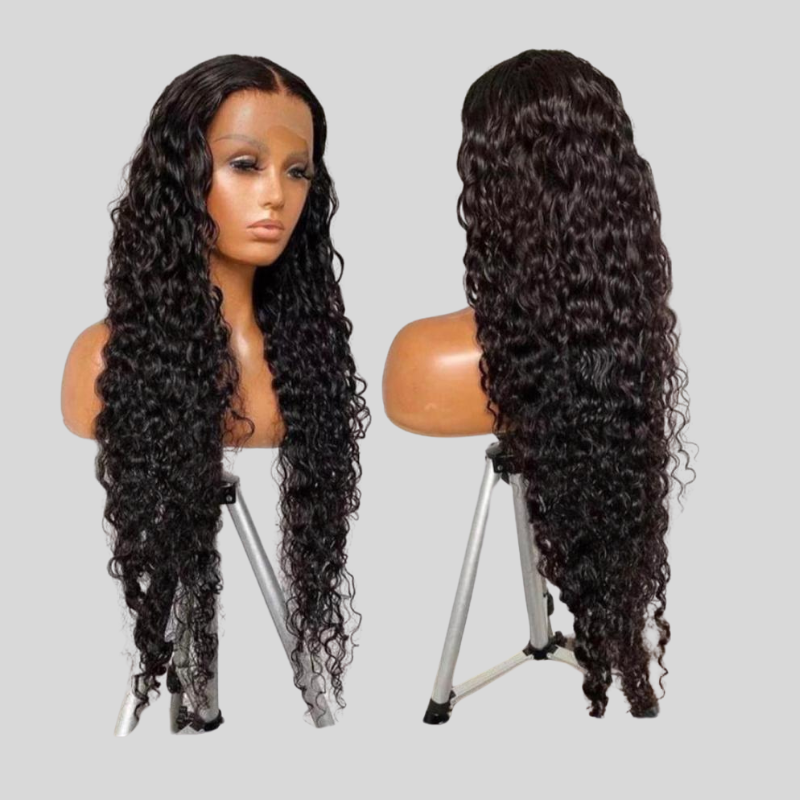 Luxury Deep Curl Lace Frontal Wig