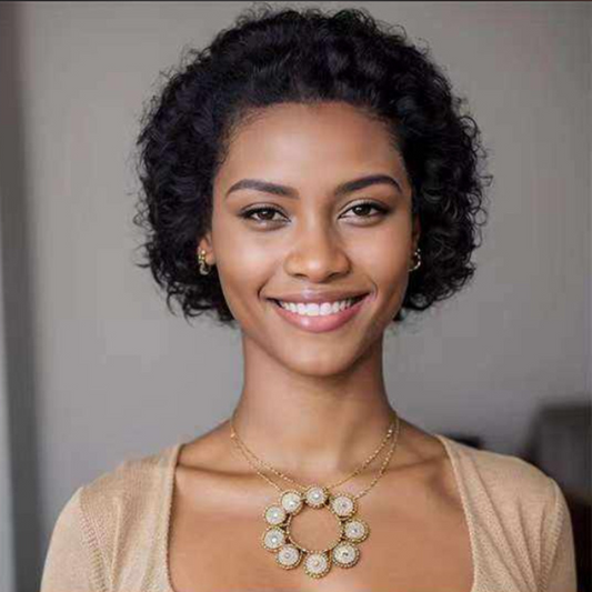 Playful Short Curly Wig