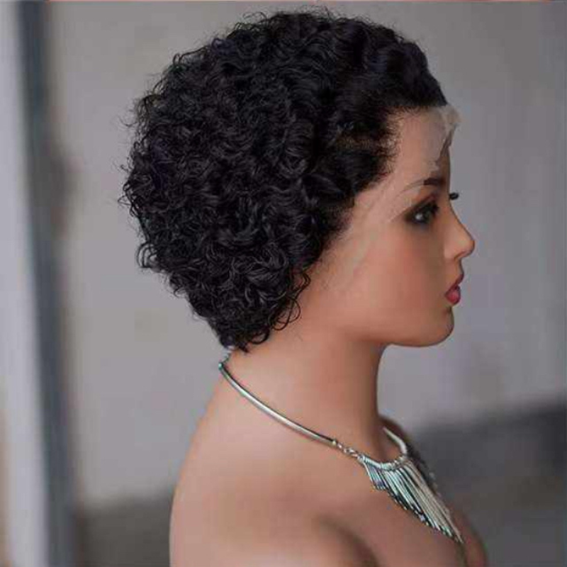 Playful Short Curly Wig